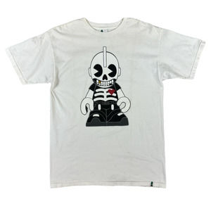 Kidrobot Men Crew Neck White‎ Short Sleeve Size Medium